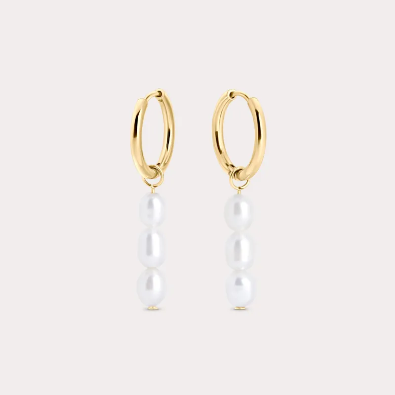 Sally II Huggie Earrings by Mia Bijoux sold by Birdy Grey