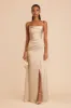 Lydia Matte Satin Dress - Gold sold by Birdy Grey