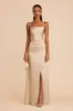 Lydia Matte Satin Dress - Gold sold by Birdy Grey