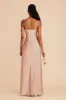 Lisa Long Matte Satin Dress - Rose Gold sold by Birdy Grey