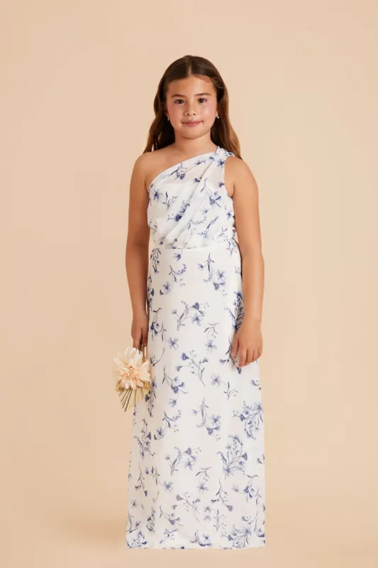 Kiara Junior Chiffon Dress - Blue Le Fleur sold by Birdy Grey