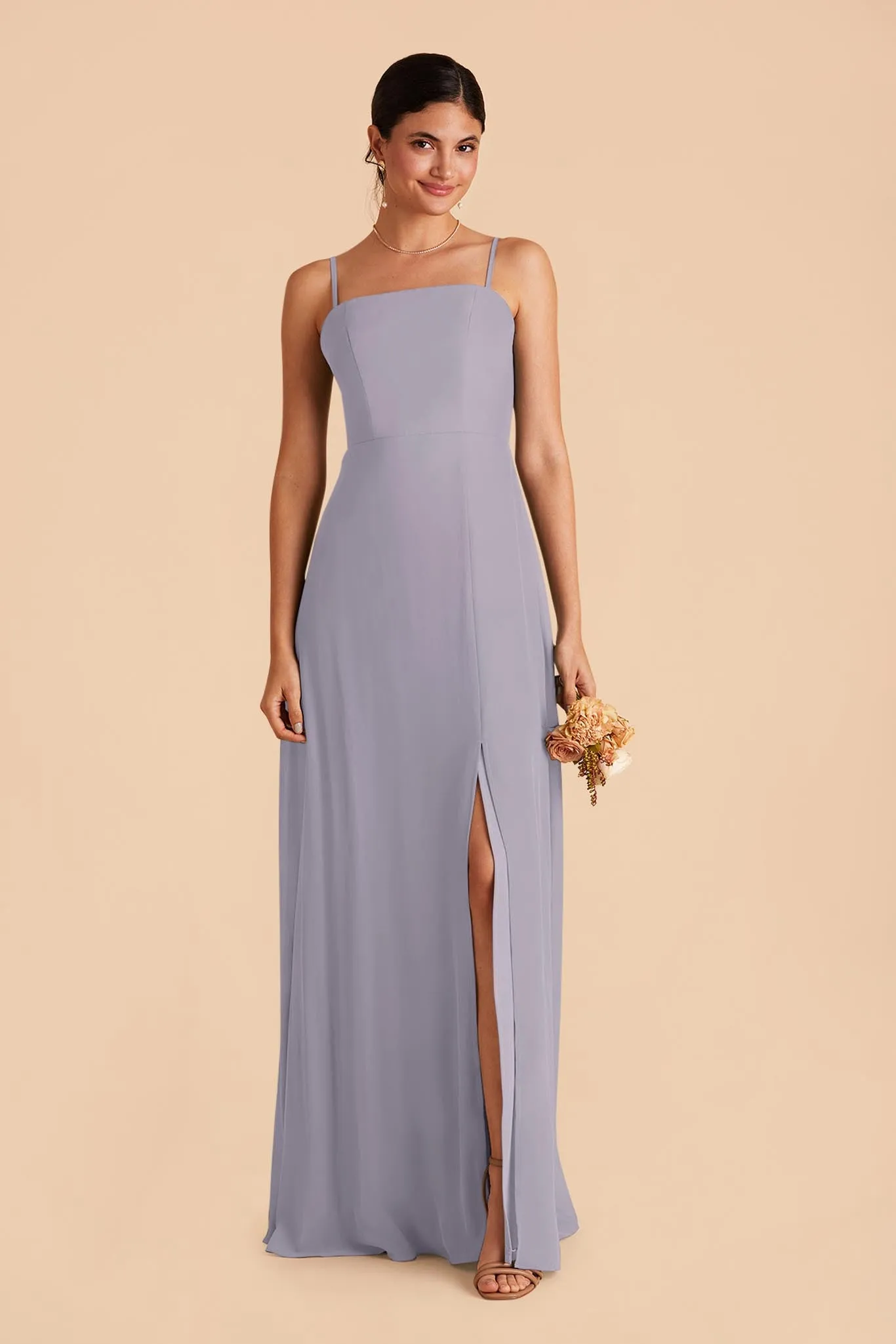 Chris Convertible Chiffon Dress - Dusty Lilac sold by Birdy Grey product image thumbnail 5