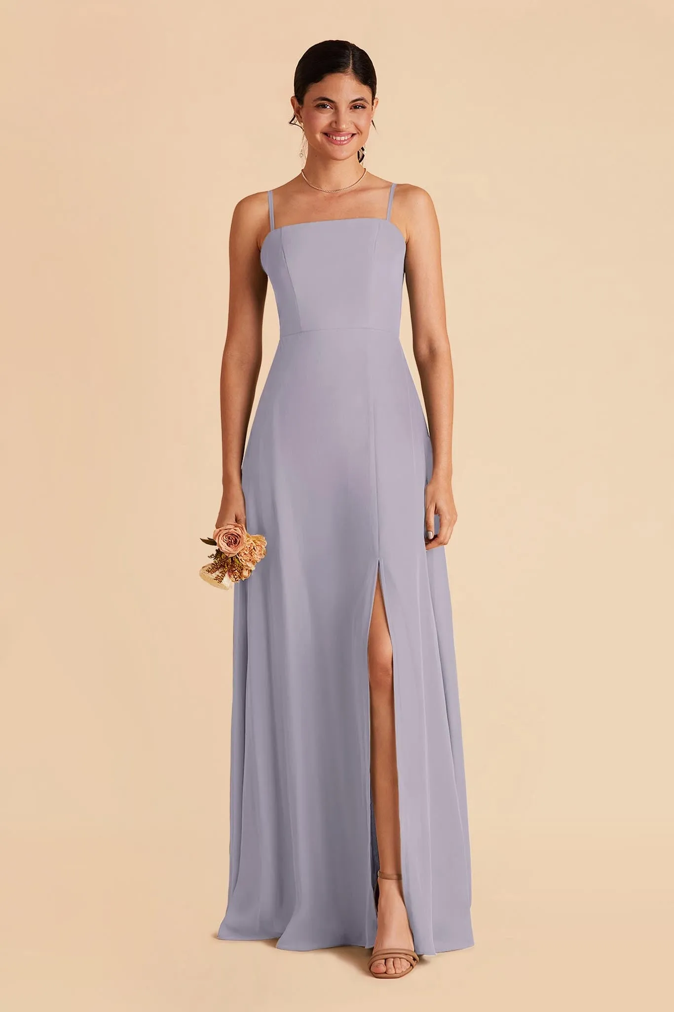 Chris Convertible Chiffon Dress - Dusty Lilac sold by Birdy Grey product image thumbnail 2