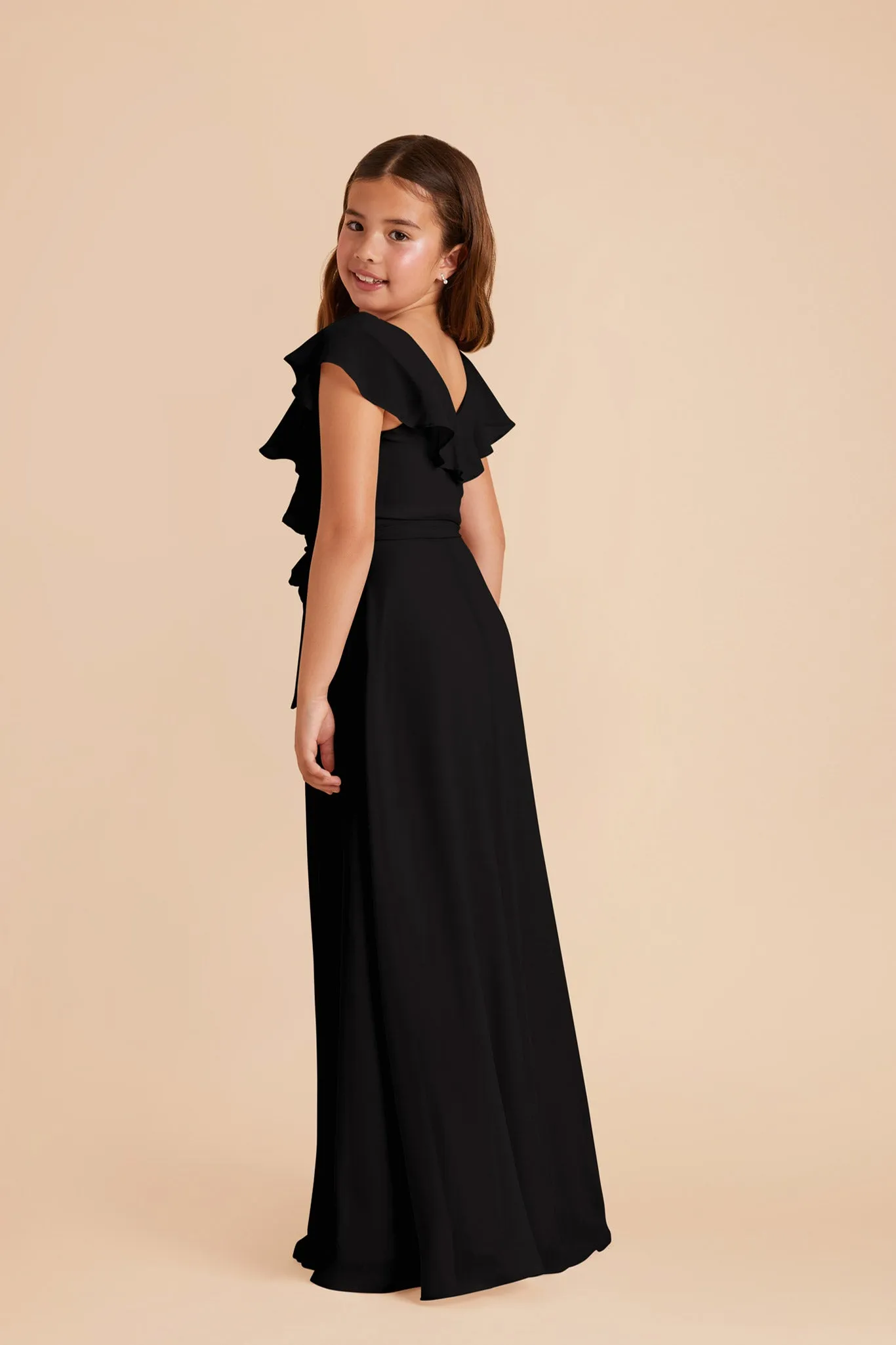Jax Junior Chiffon Dress - Black sold by Birdy Grey product image thumbnail 4