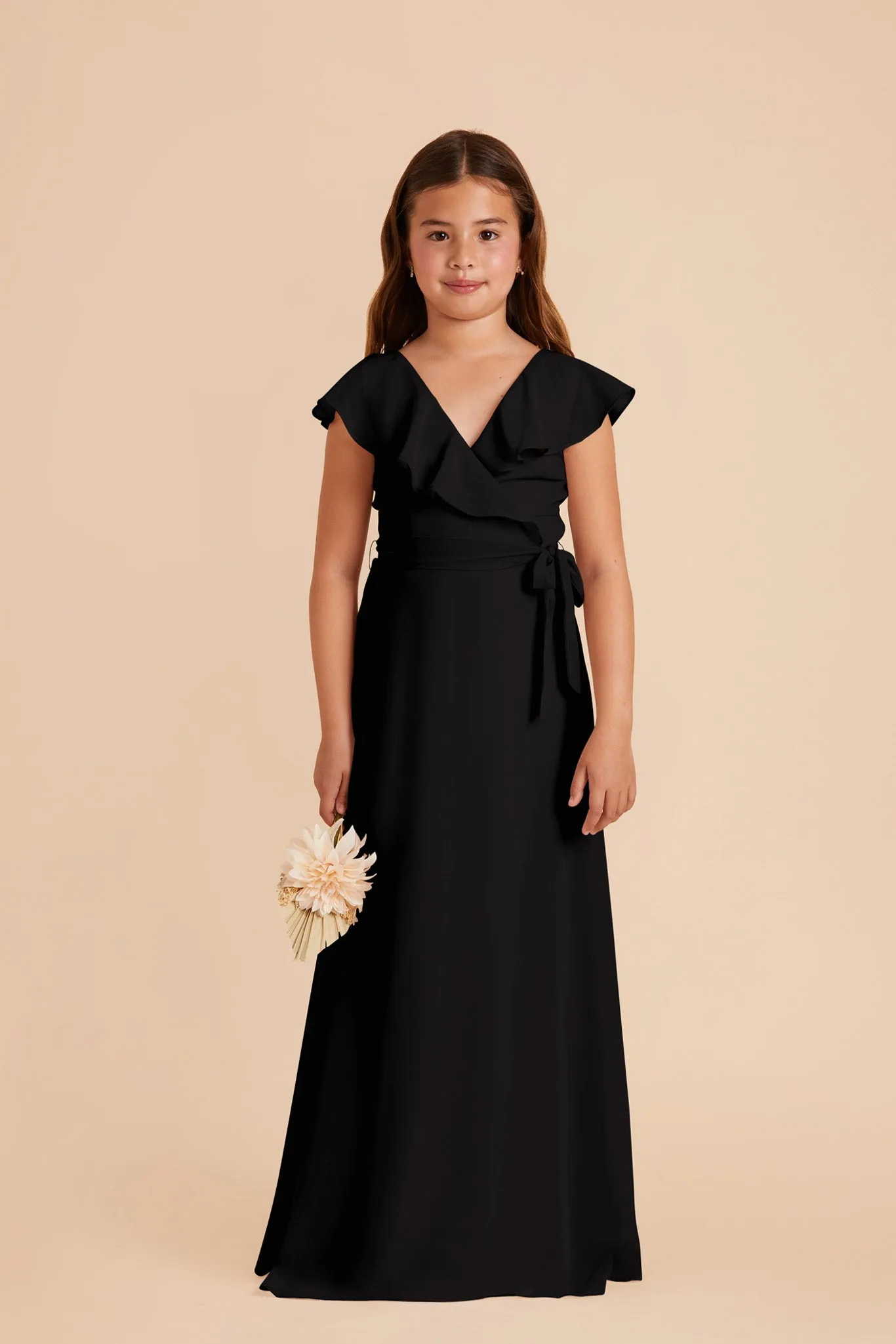 Jax Junior Chiffon Dress - Black sold by Birdy Grey