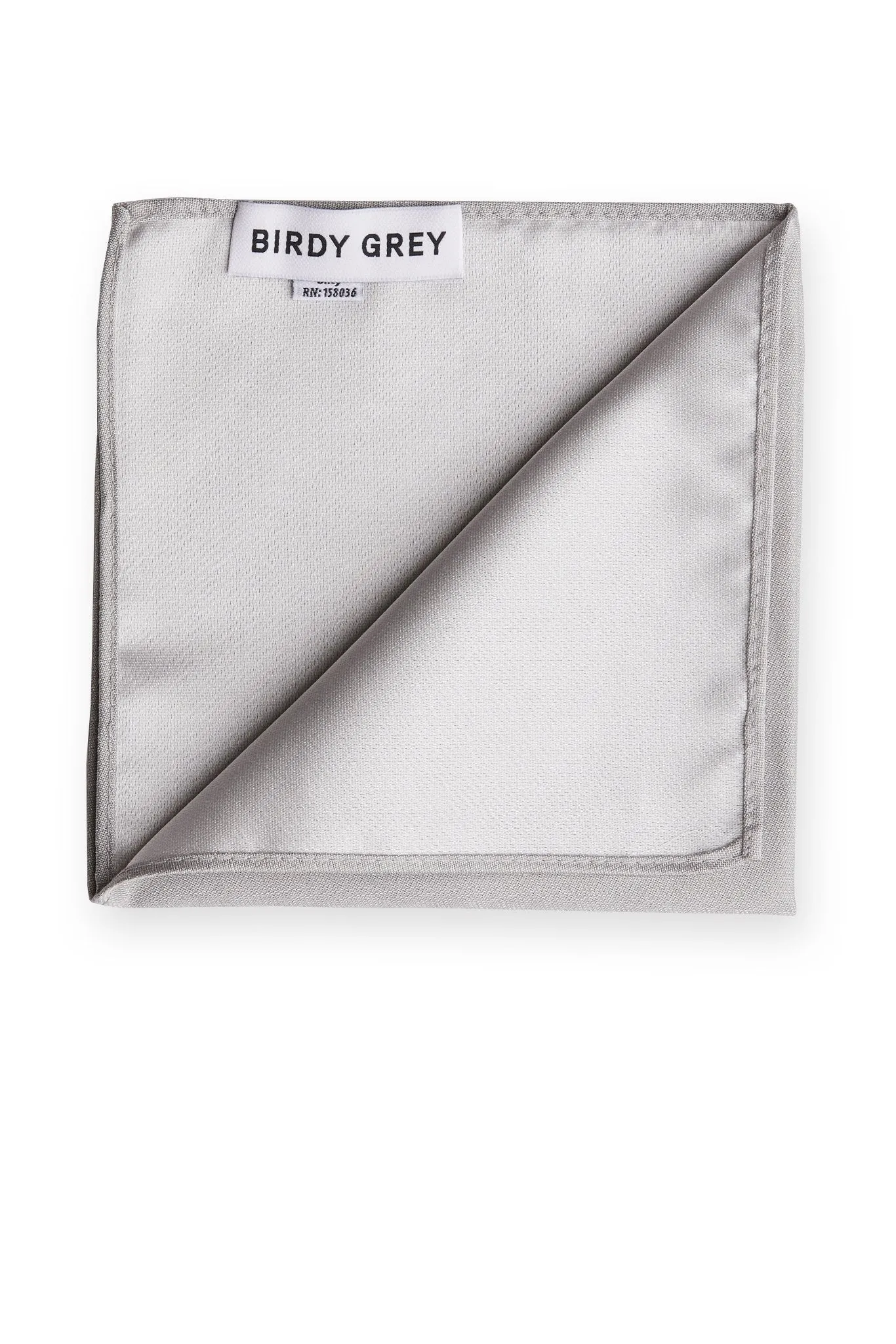 Didi Pocket Square - Dove Gray sold by Birdy Grey product image thumbnail 2