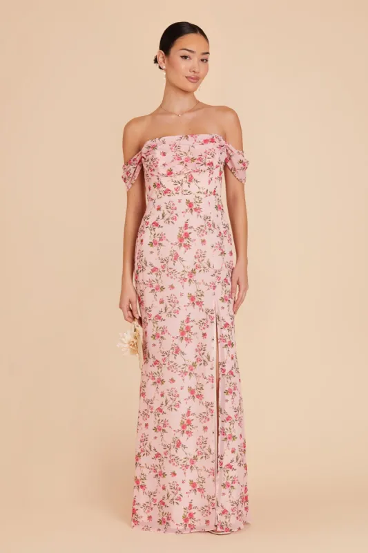 Mira Convertible Dress - Wild Rose Garden sold by Birdy Grey