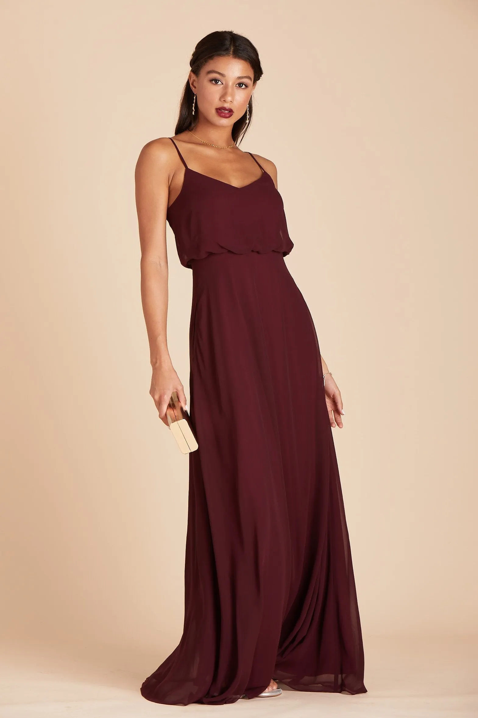 Gwennie Dress - Cabernet sold by Birdy Grey