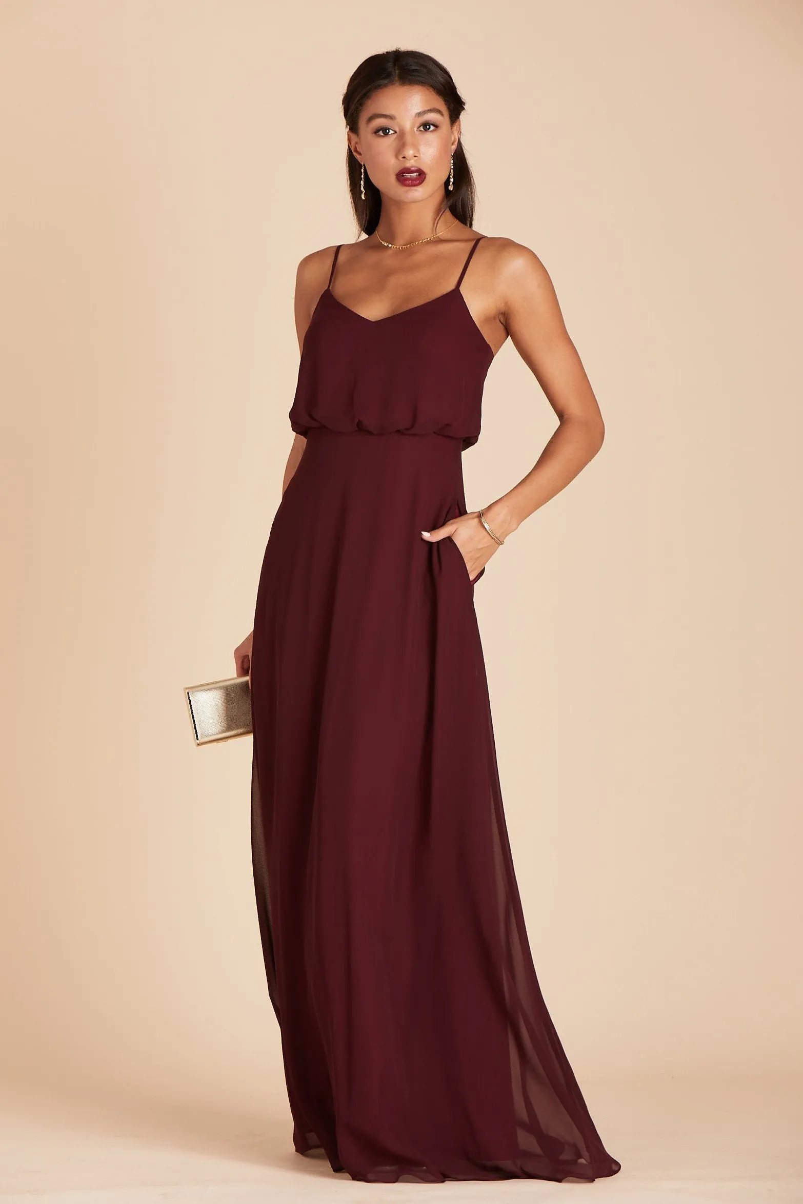 Gwennie Dress - Cabernet sold by Birdy Grey product image thumbnail 4