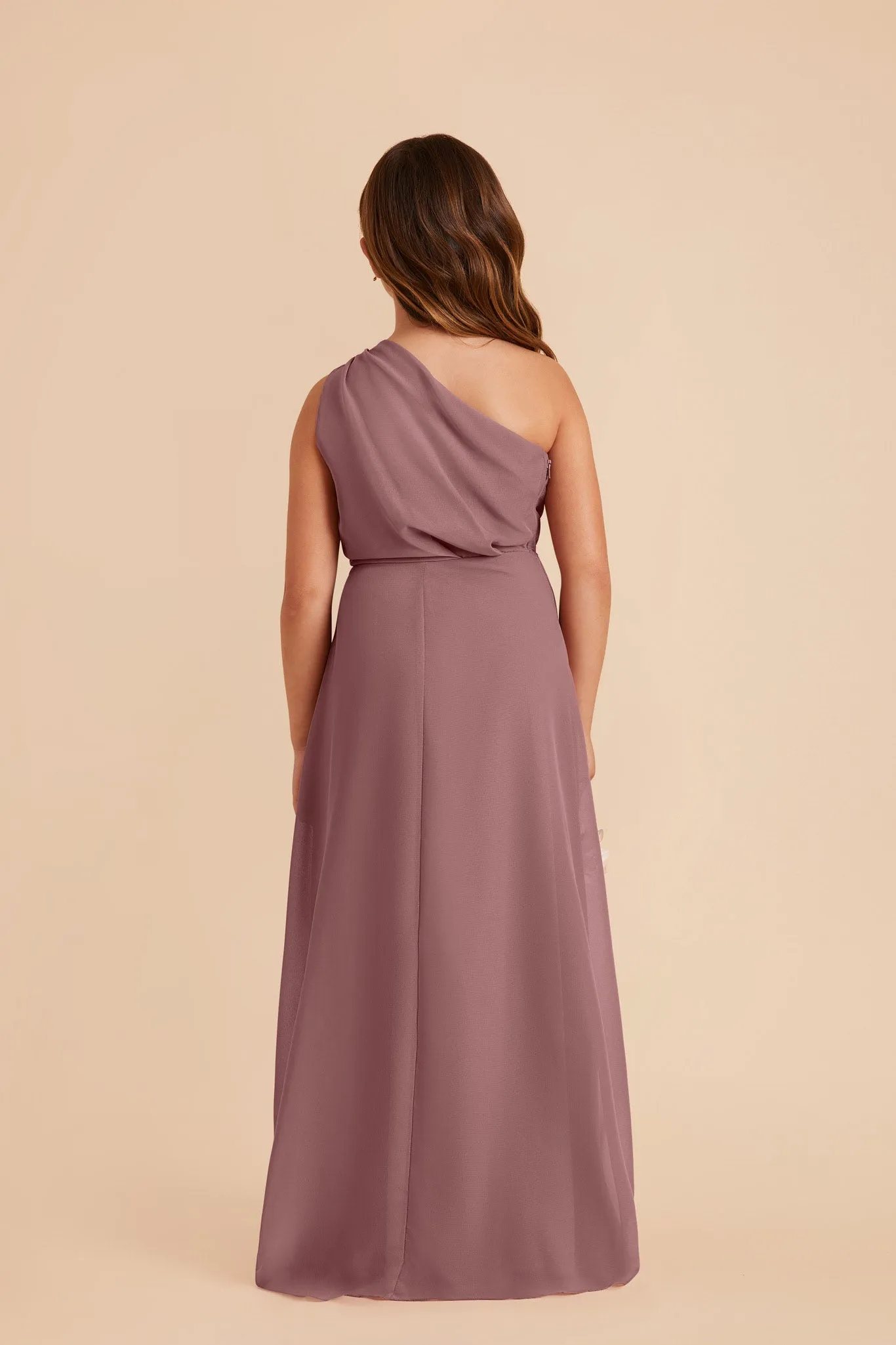 Kiara Junior Chiffon Dress - Dark Mauve sold by Birdy Grey product image thumbnail 4