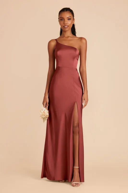 Kensie Matte Satin Dress - Spice sold by Birdy Grey