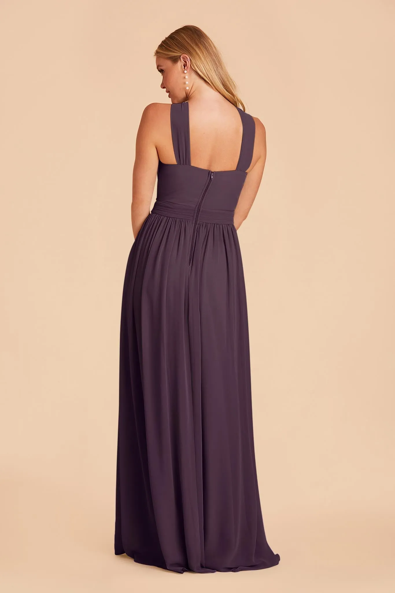 Kiko Chiffon Dress - Plum sold by Birdy Grey product image thumbnail 5