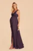 Laurie Empire Dress - Plum sold by Birdy Grey