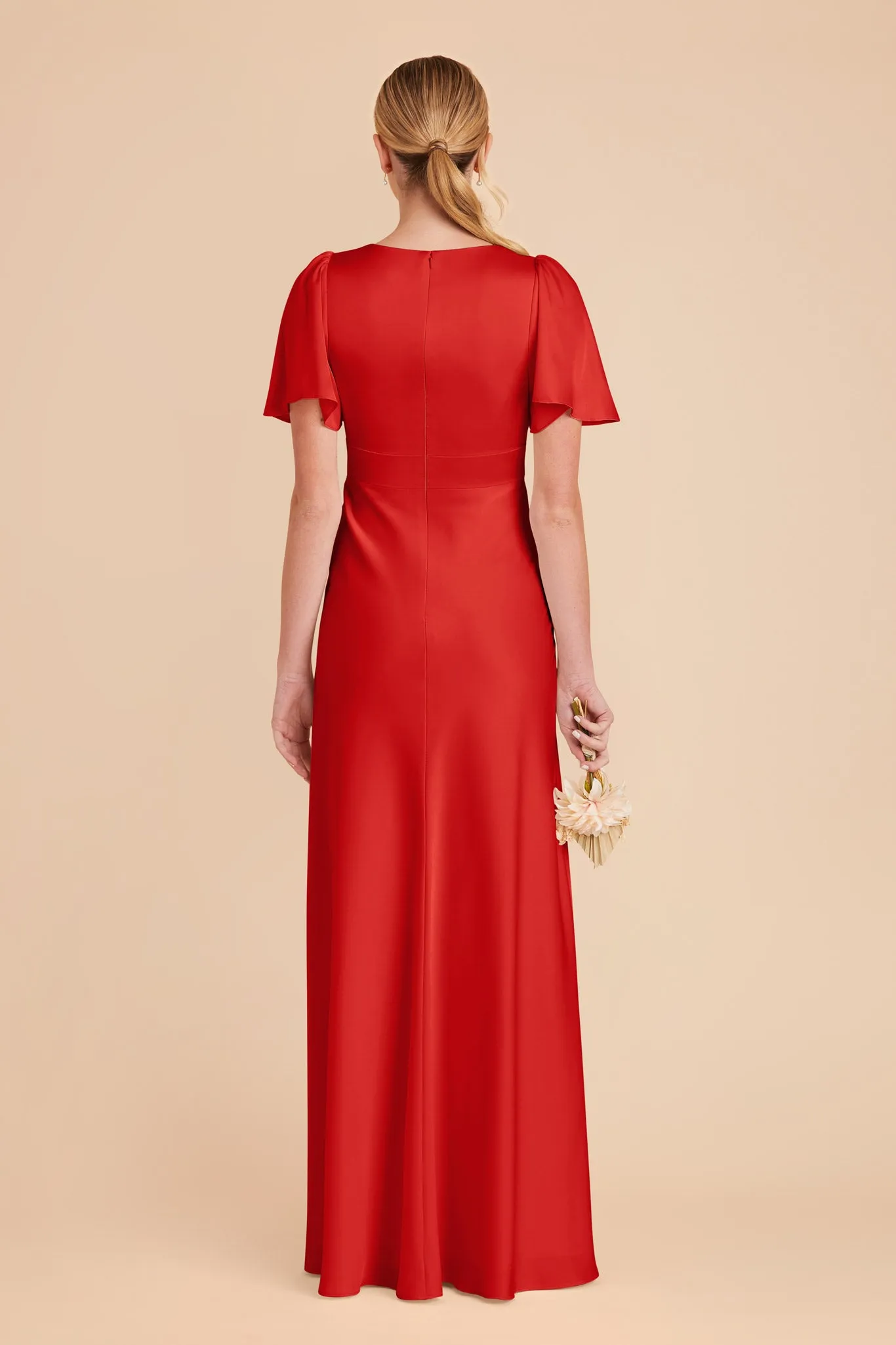 Marni Matte Satin Dress - Ruby Red sold by Birdy Grey product image thumbnail 5