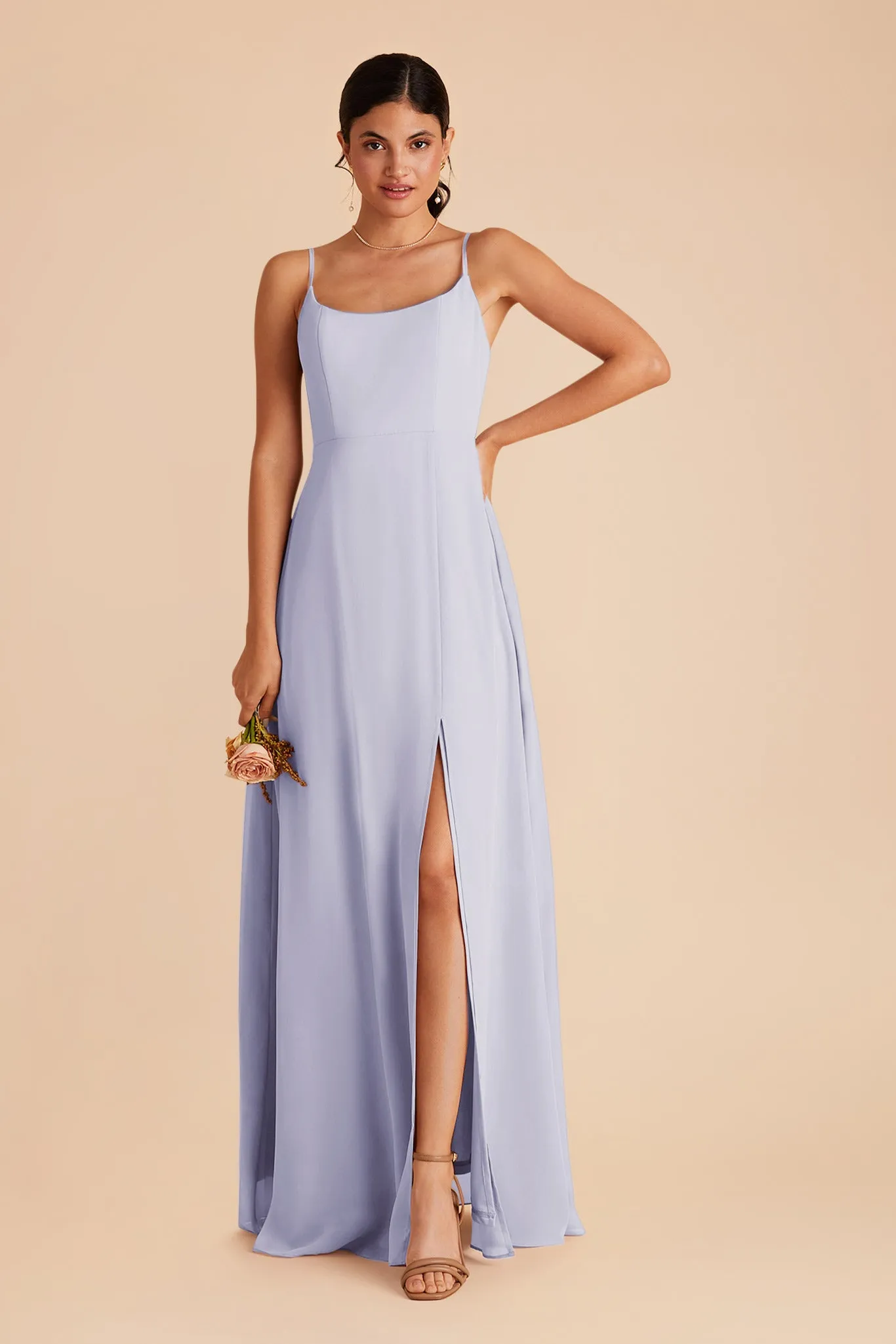 Amy Chiffon Dress - Periwinkle Blue sold by Birdy Grey product image thumbnail 4