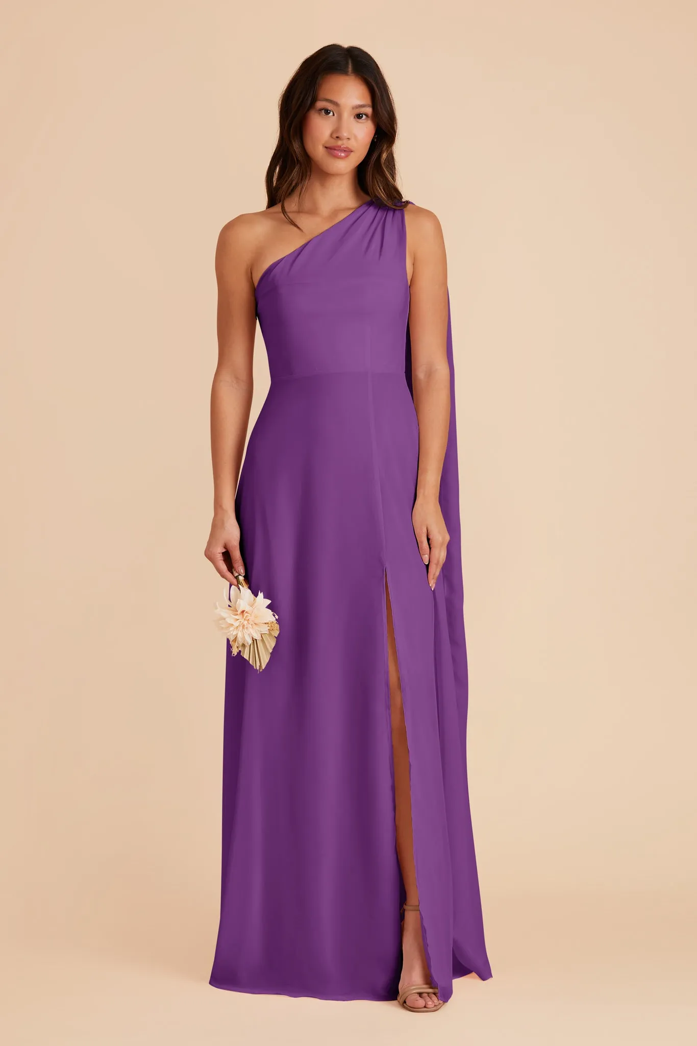Melissa Chiffon Dress - Amethyst sold by Birdy Grey product image thumbnail 3