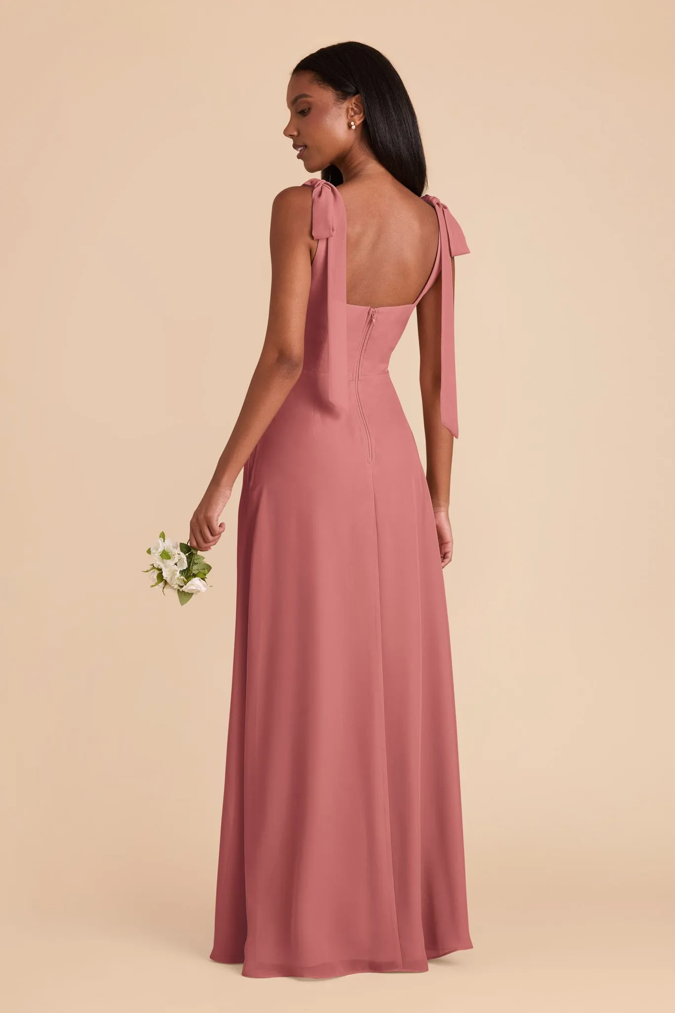 Alex Convertible Dress Chiffon - Mulberry sold by Birdy Grey product image thumbnail 5