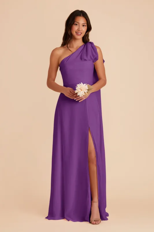 Melissa Chiffon Dress - Amethyst sold by Birdy Grey