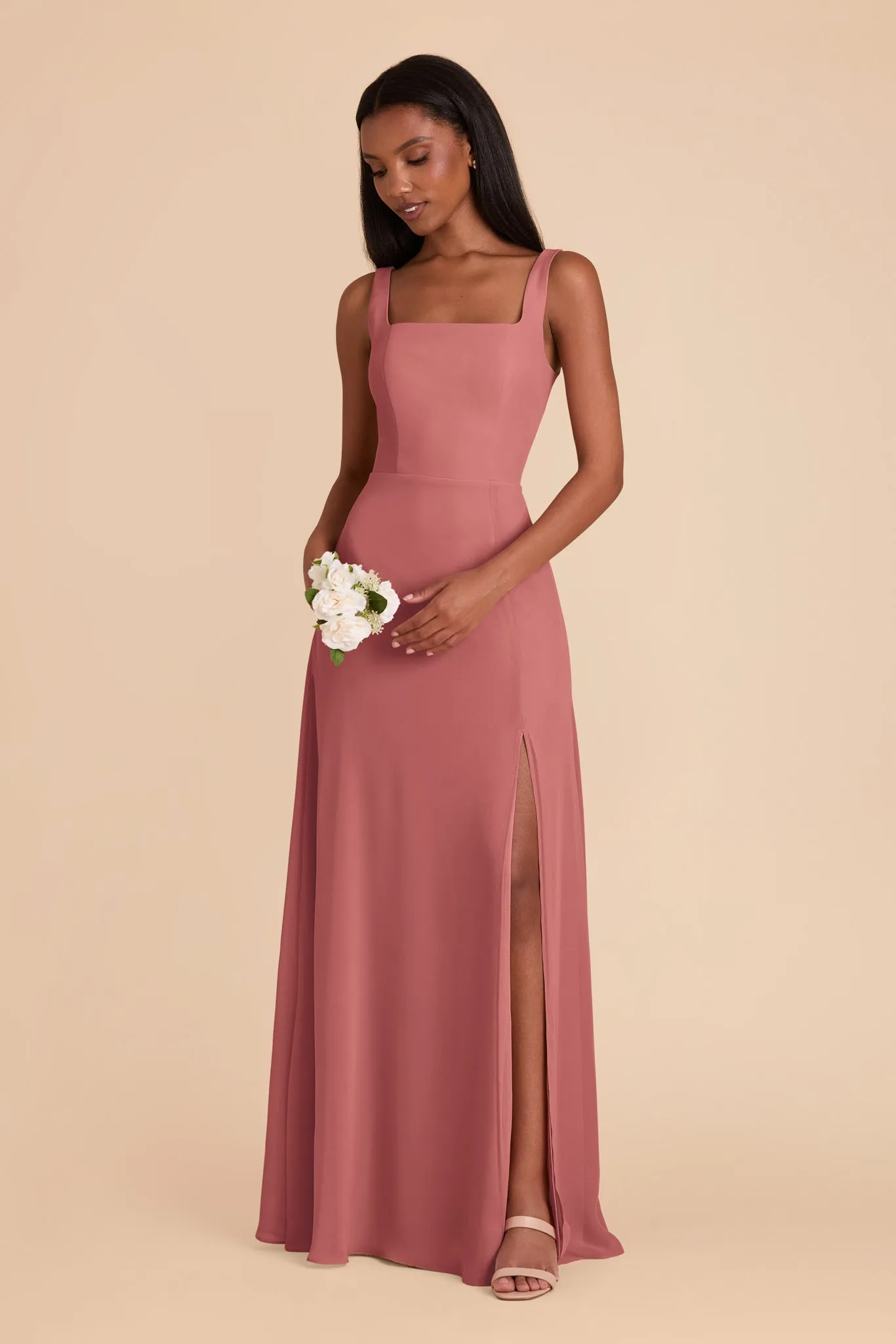 Alex Convertible Dress Chiffon - Mulberry sold by Birdy Grey product image thumbnail 4