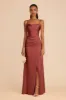 Lydia Matte Satin Dress - Spice sold by Birdy Grey