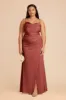 Lydia Matte Satin Dress - Spice sold by Birdy Grey