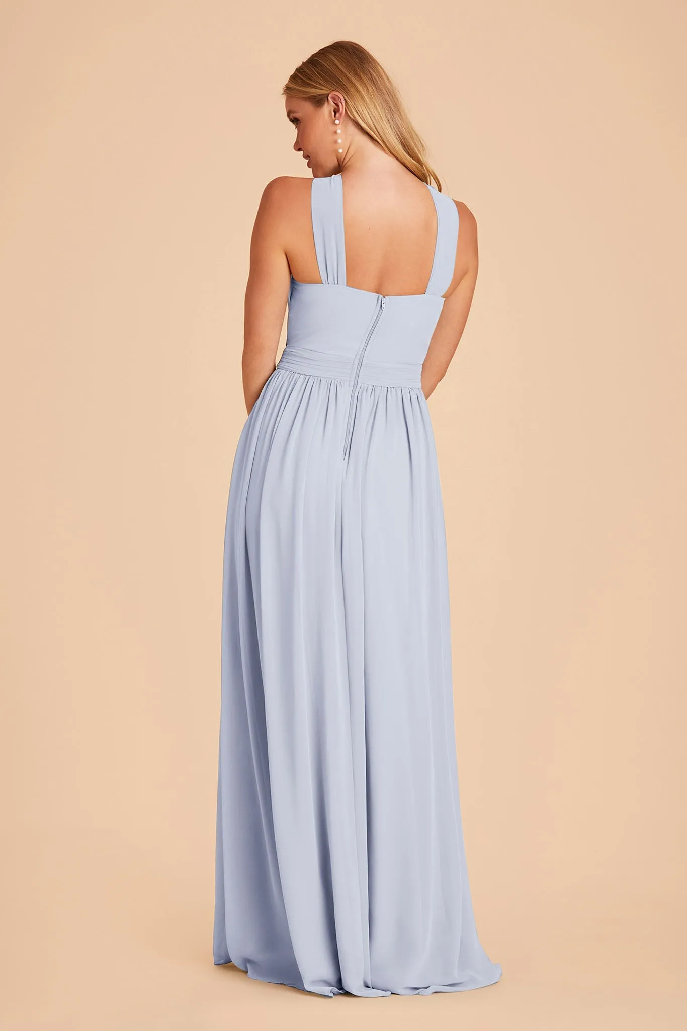 Kiko Chiffon Dress - Ice Blue sold by Birdy Grey product image thumbnail 5