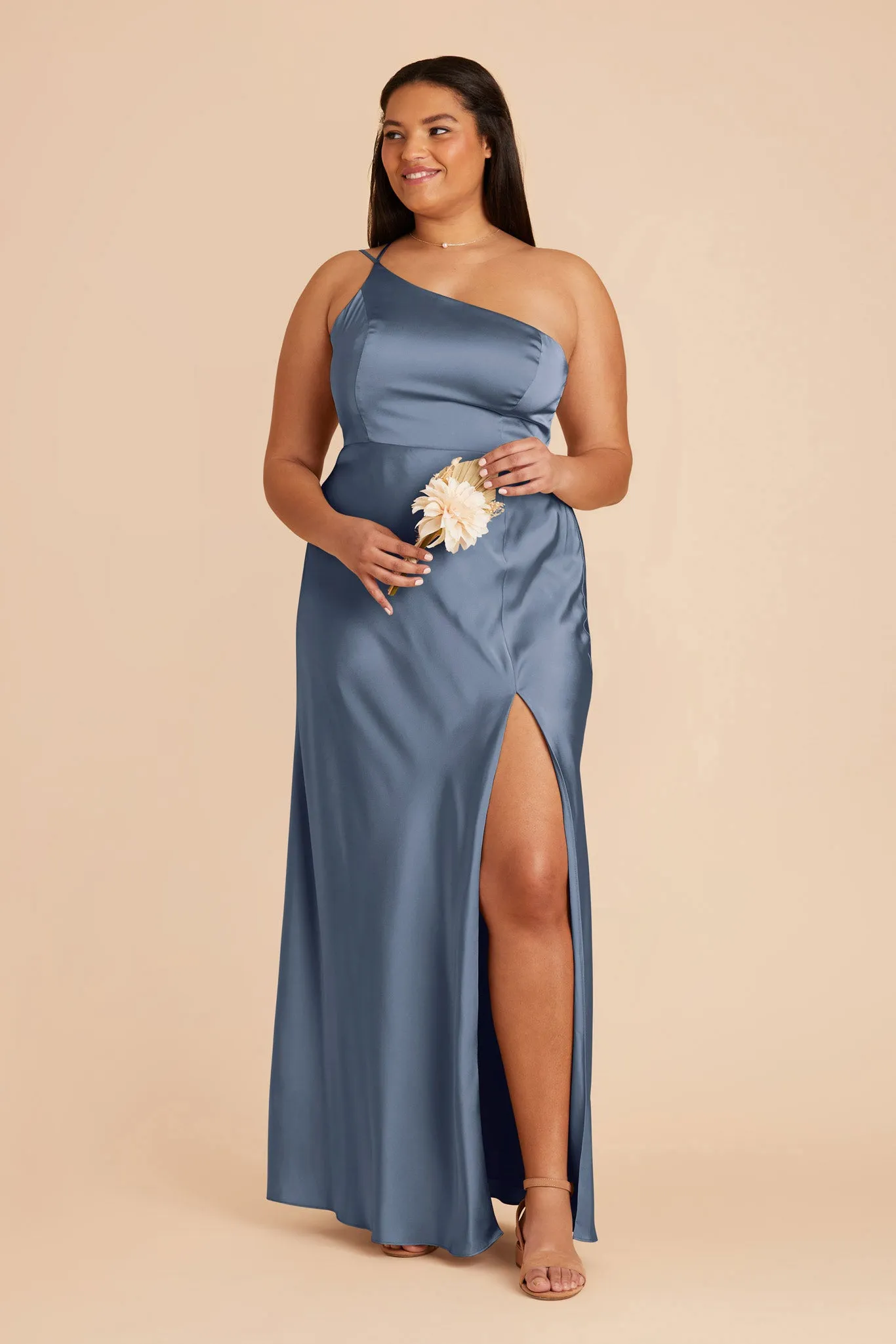 Kensie Matte Satin Dress - French Blue sold by Birdy Grey product image thumbnail 2