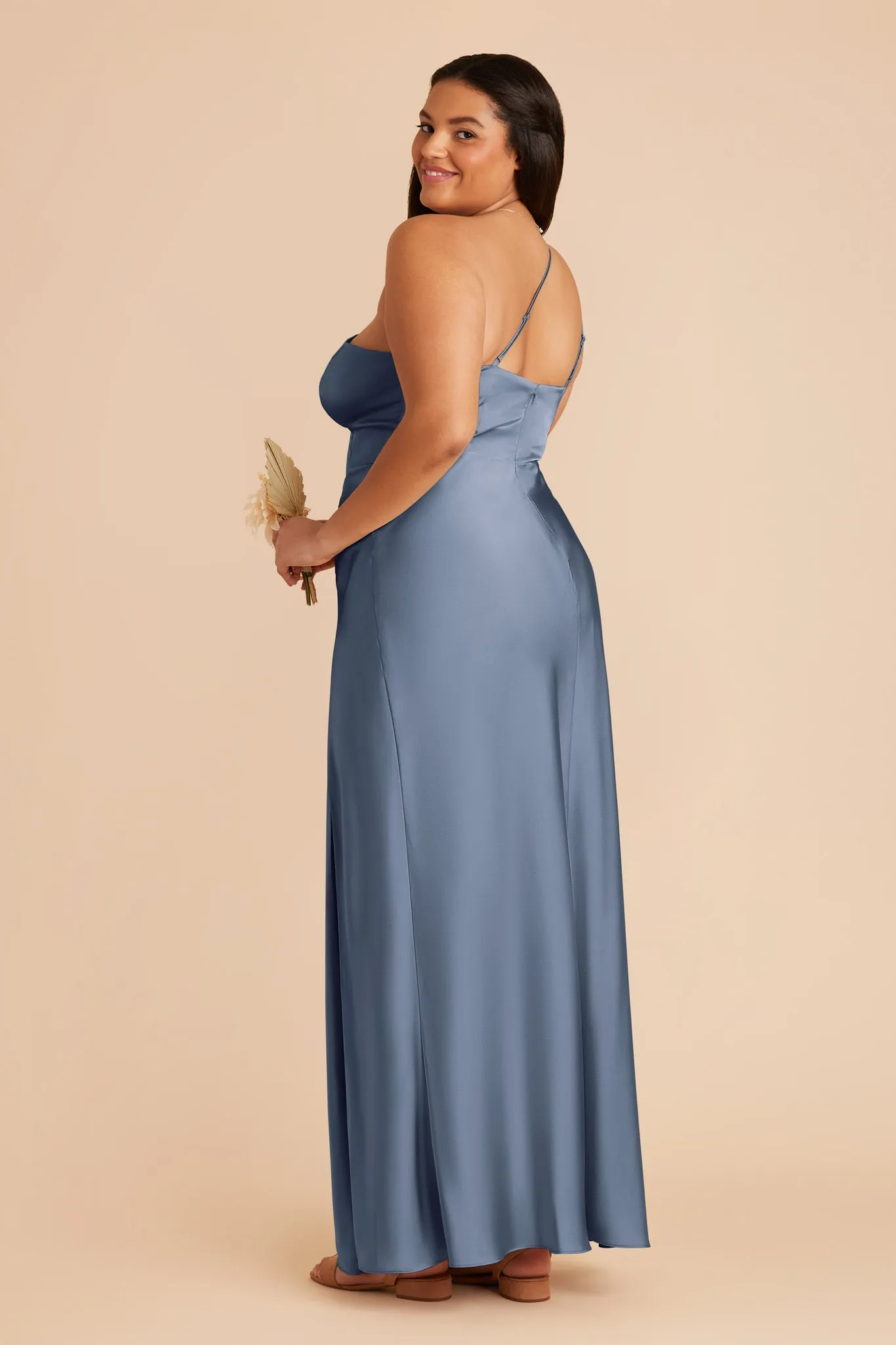 Kensie Matte Satin Dress - French Blue sold by Birdy Grey product image thumbnail 5