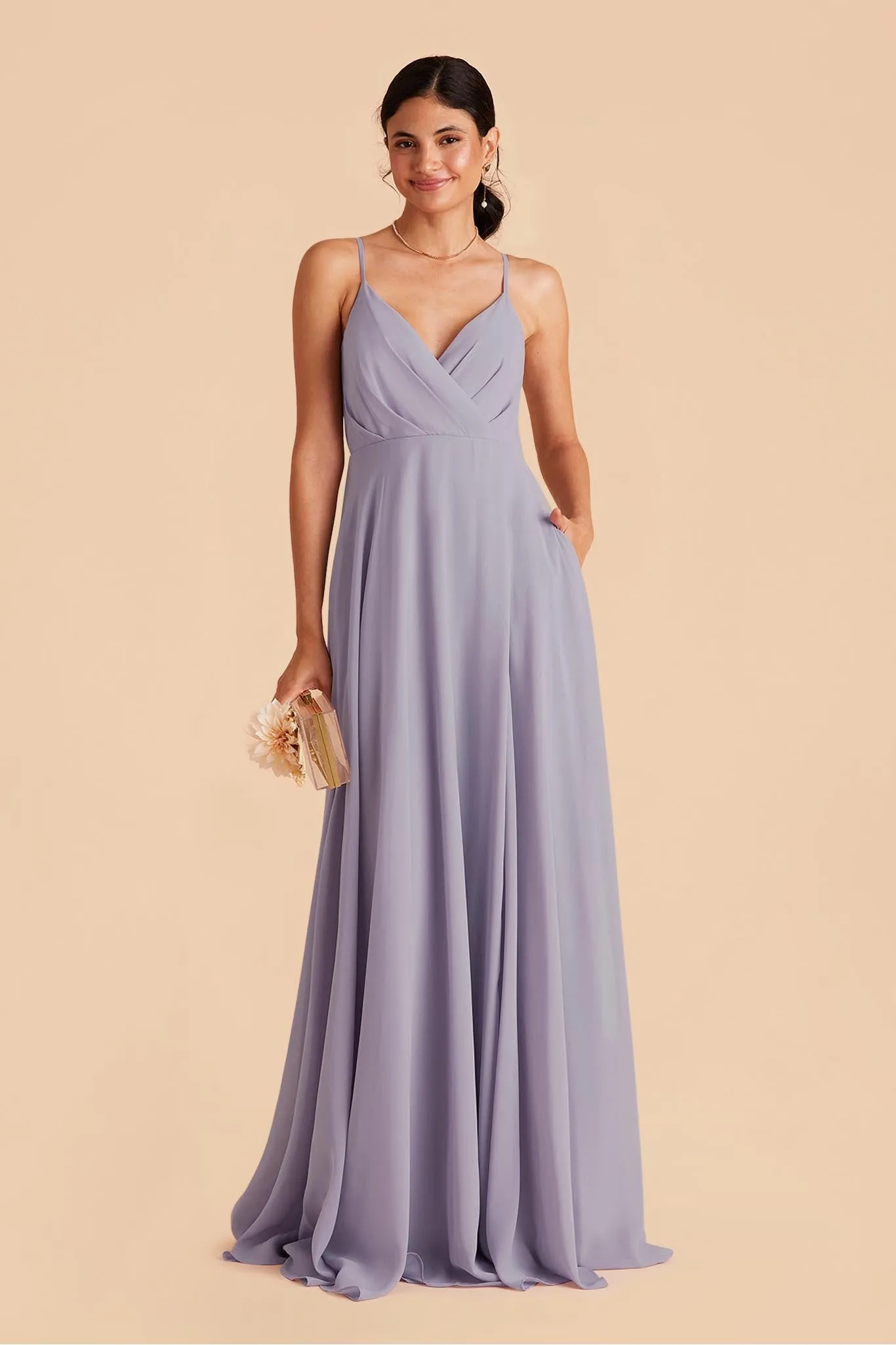 Kaia Dress - Dusty Lilac sold by Birdy Grey product image thumbnail 4