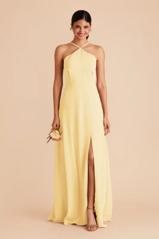 Juliet Chiffon Dress - Lemon Sorbet sold by Birdy Grey