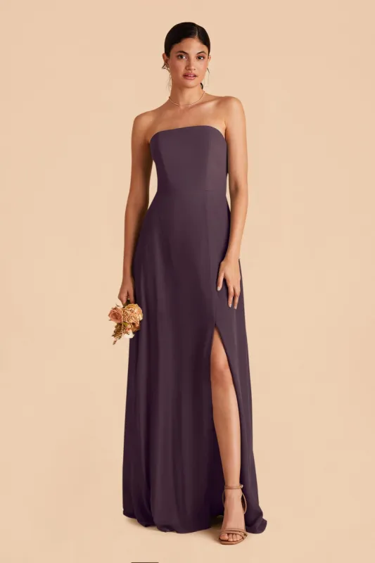 Chris Convertible Chiffon Dress - Plum sold by Birdy Grey