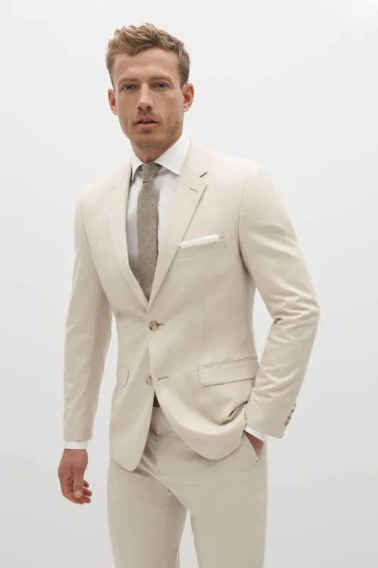 Tan Suit Jacket by SuitShop sold by Birdy Grey