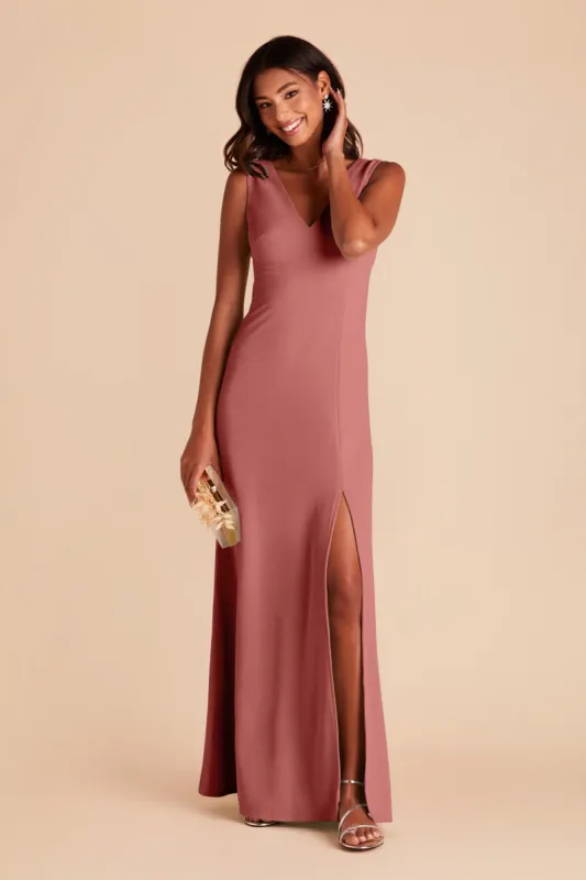 Shamin Crepe Dress - Mulberry sold by Birdy Grey