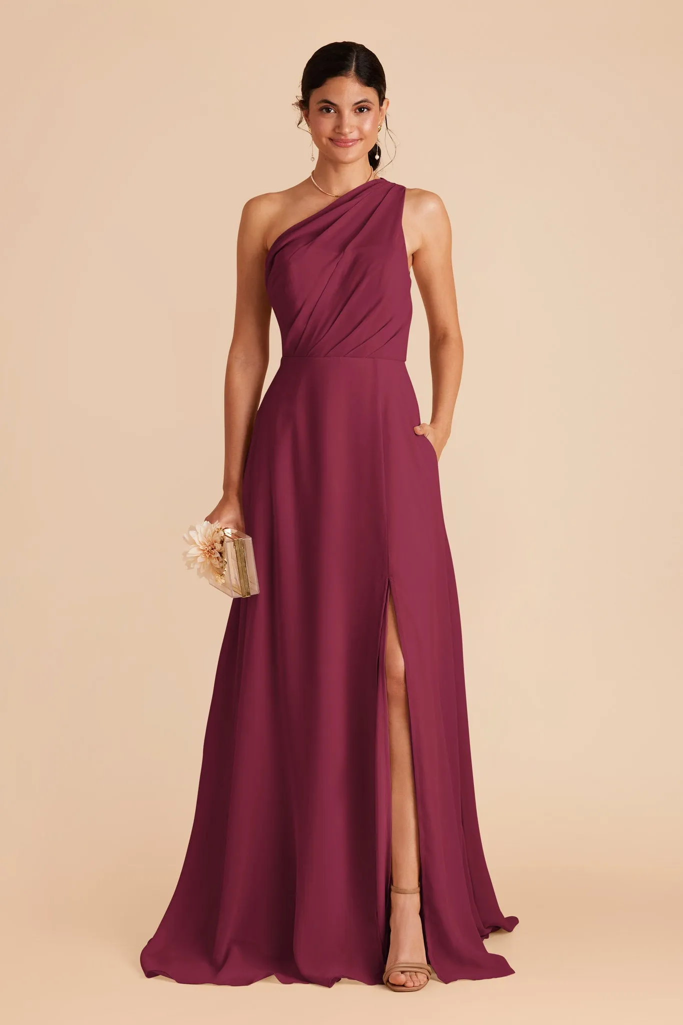 Kira Dress - Berry sold by Birdy Grey product image thumbnail 3