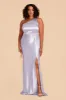 Kira Shiny Satin Dress - Dusty Lilac sold by Birdy Grey