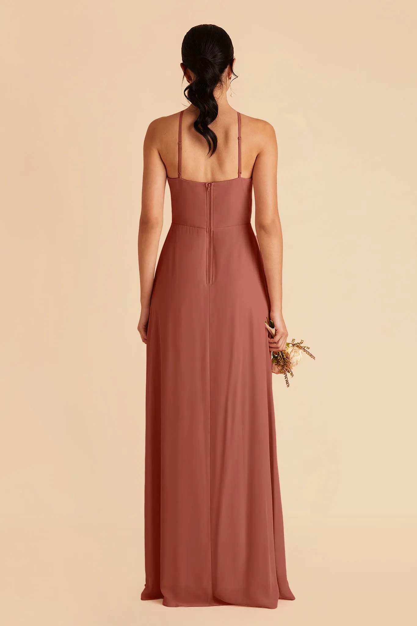 Juliet Chiffon Dress - Desert Rose sold by Birdy Grey product image thumbnail 5
