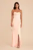 Carrie Matte Satin Dress - Peach Cream sold by Birdy Grey