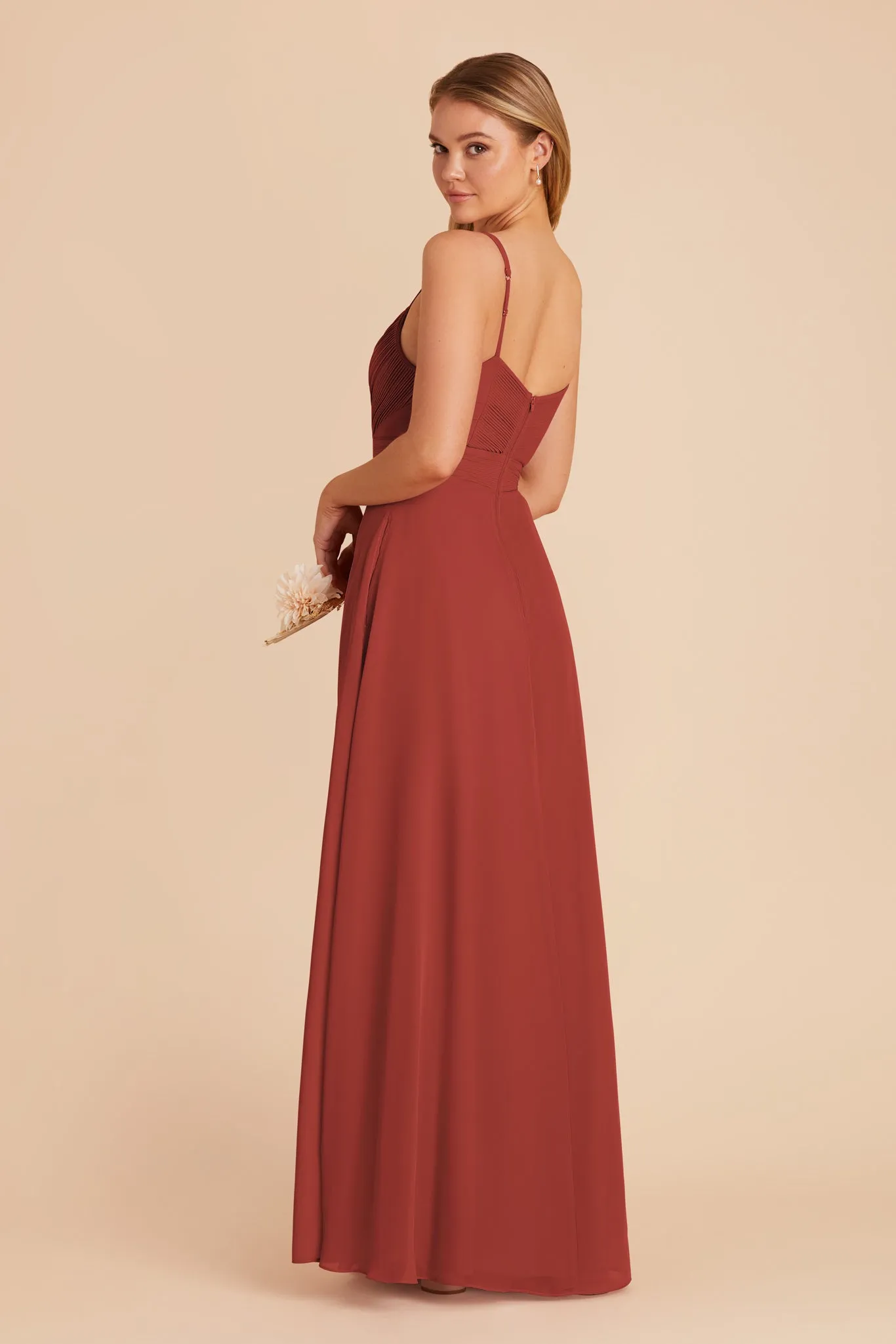 Deborah Chiffon Dress - Spice sold by Birdy Grey product image thumbnail 5