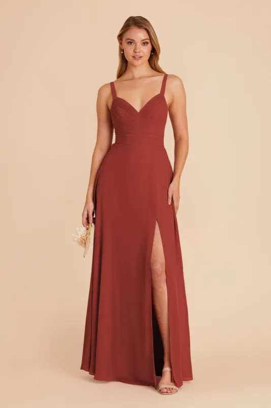 Deborah Chiffon Dress - Spice sold by Birdy Grey