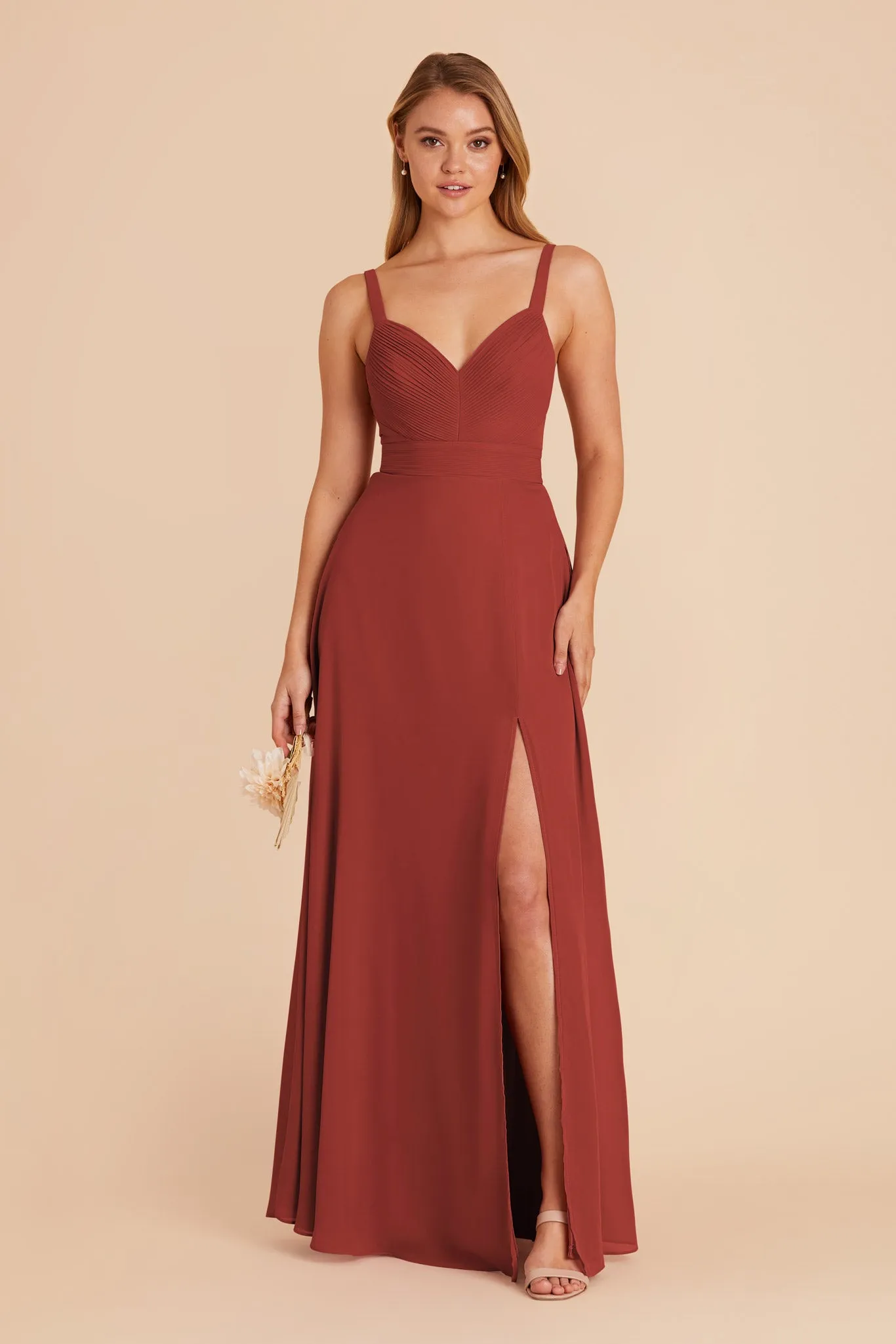 Deborah Chiffon Dress - Spice sold by Birdy Grey