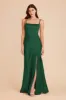 Mai Matte Satin Dress - Forest Green sold by Birdy Grey