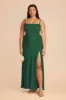 Mai Matte Satin Dress - Forest Green sold by Birdy Grey