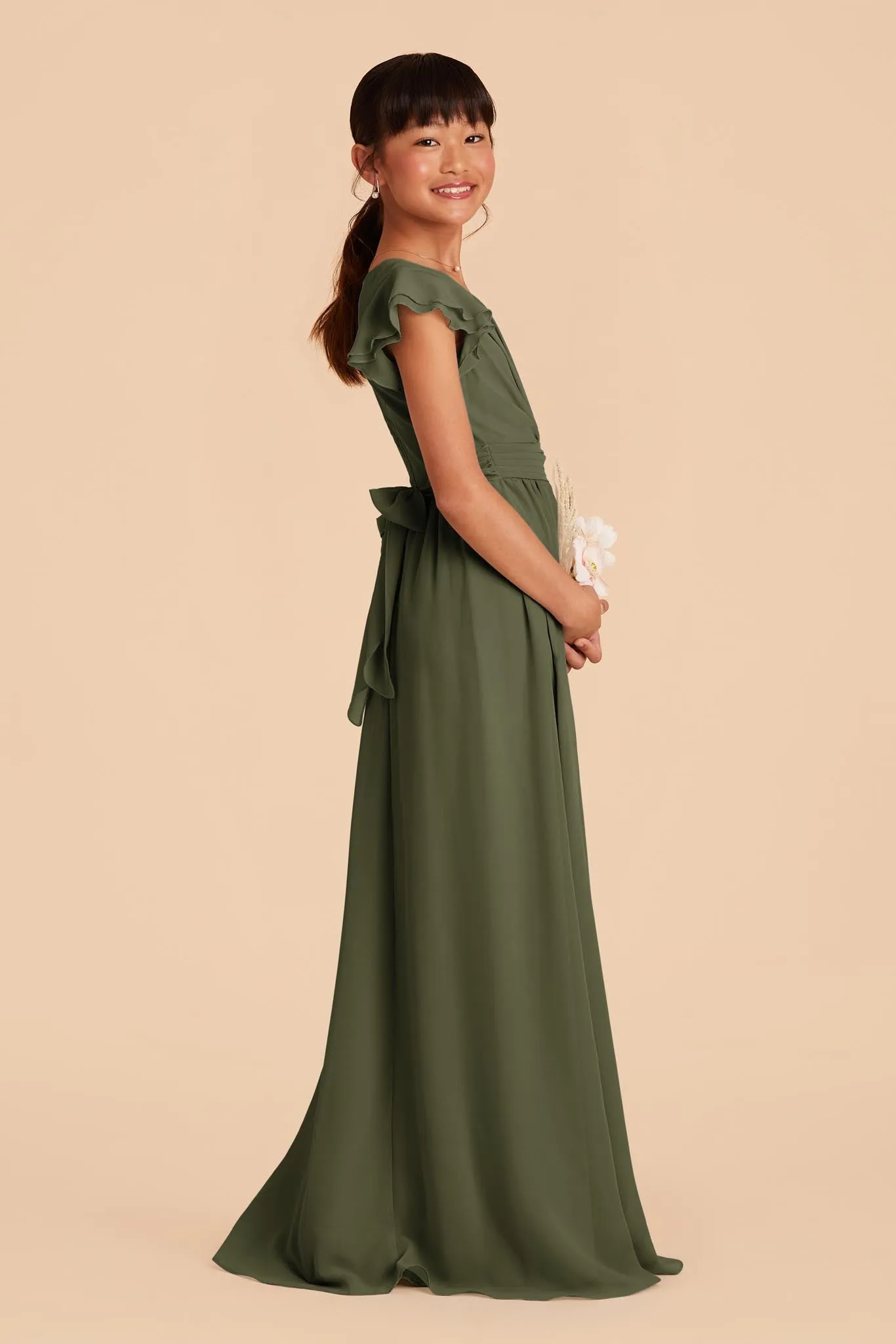 Celine Junior Dress - Olive sold by Birdy Grey product image thumbnail 2