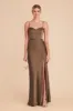Jessica Matte Satin Dress - Mocha sold by Birdy Grey