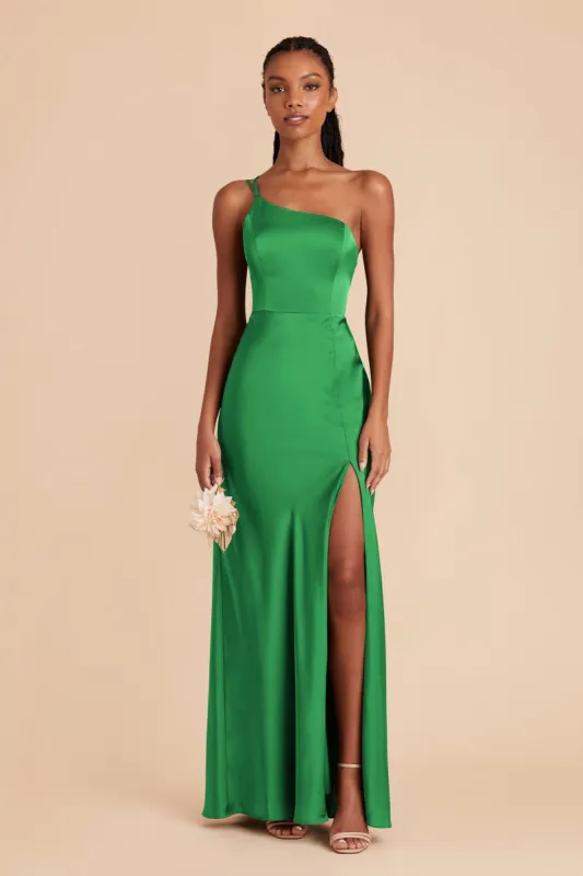 Kensie Matte Satin Dress - Kelly Green sold by Birdy Grey