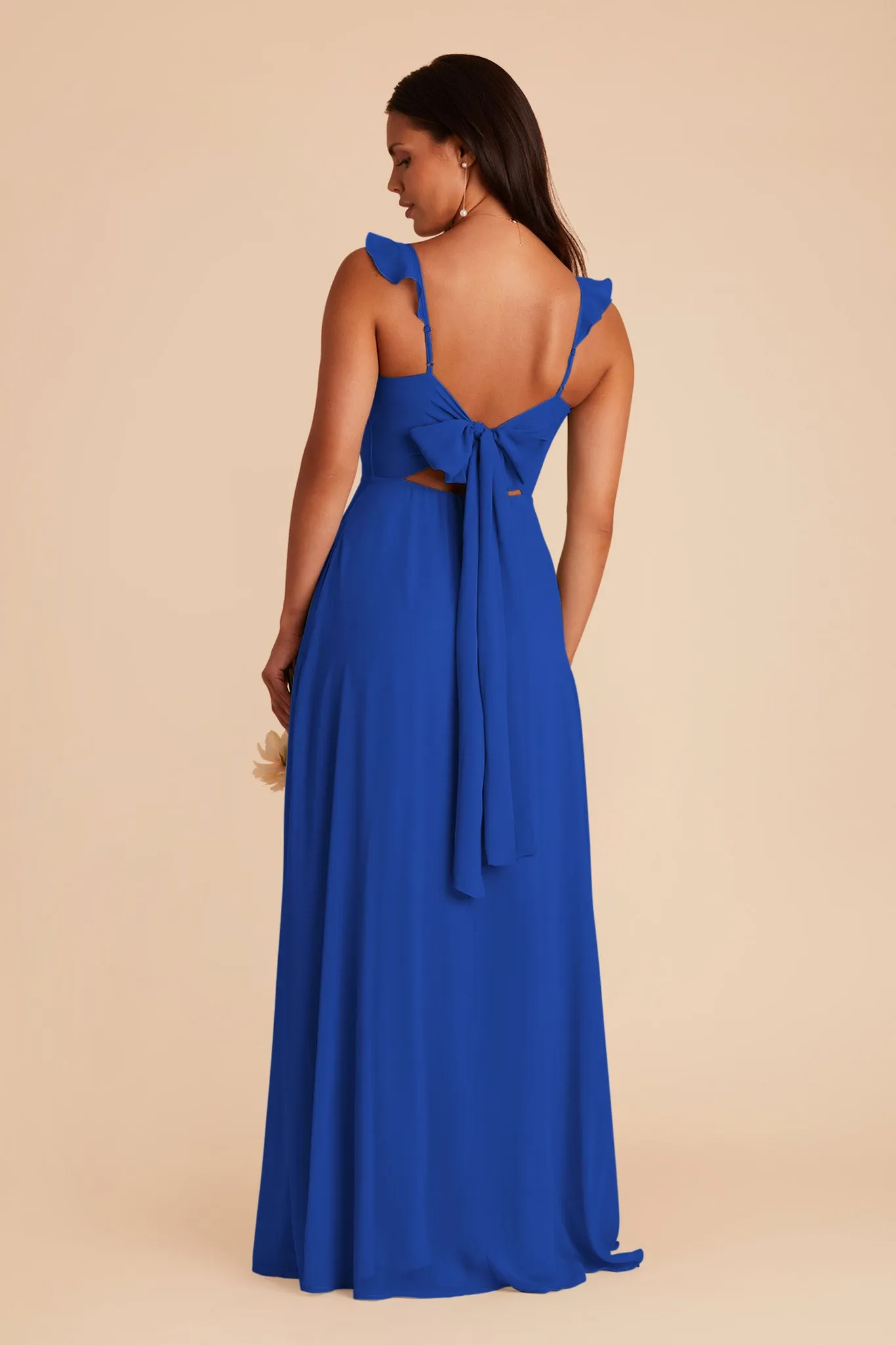 Doris Chiffon Dress - Cobalt Blue sold by Birdy Grey product image thumbnail 4
