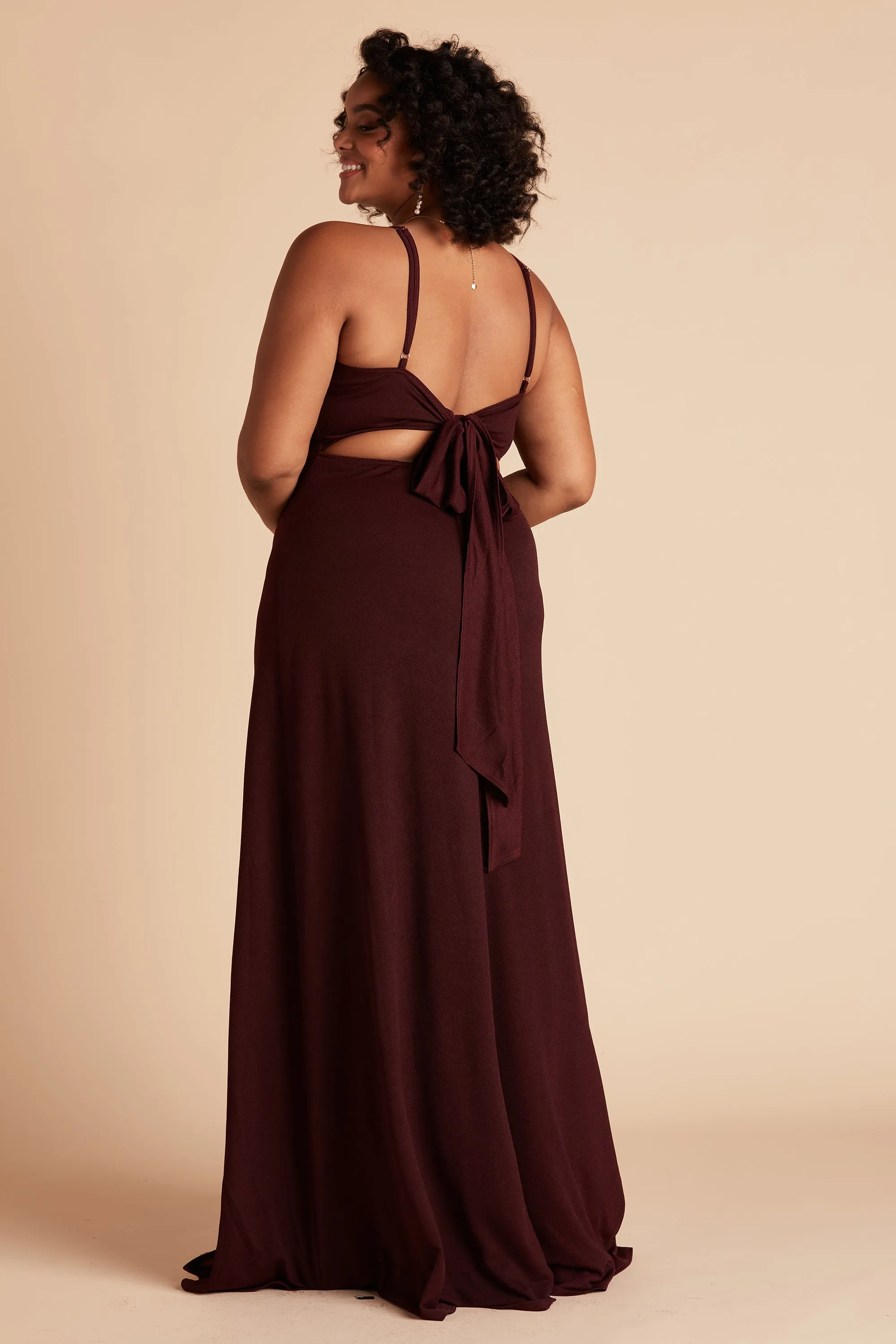 Benny Crepe Dress - Cabernet sold by Birdy Grey product image thumbnail 2