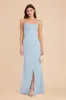 Carrie Matte Satin Dress - Mist Blue sold by Birdy Grey