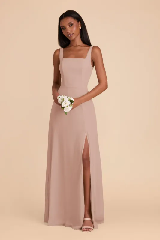 Alex Convertible Dress Chiffon - Taupe sold by Birdy Grey