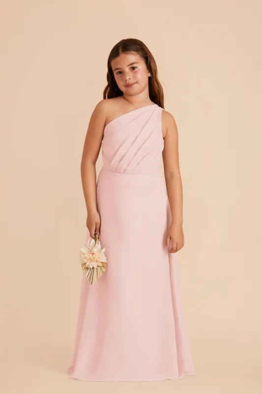 Kiara Junior Chiffon Dress - Blush Pink sold by Birdy Grey